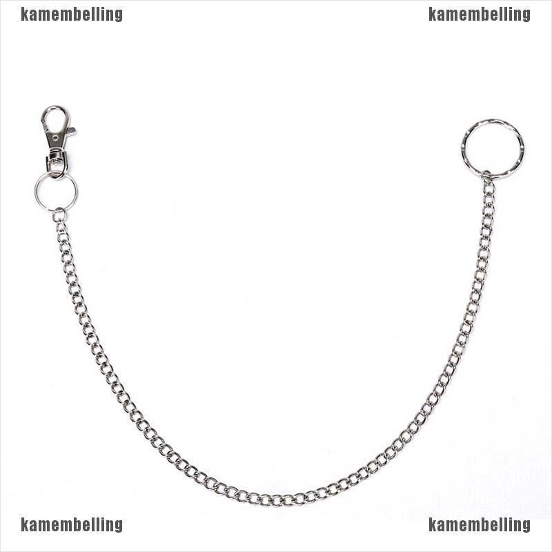 Móc Khóa Dây Xích Kẹp Thắt Lưng / Ví 38cm Phong Cách Punk Cá Tính