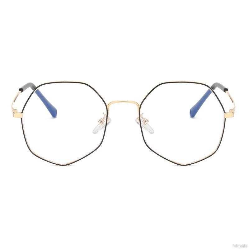 Kính Mắt Gọng Đa Giác Phong Cách Retro