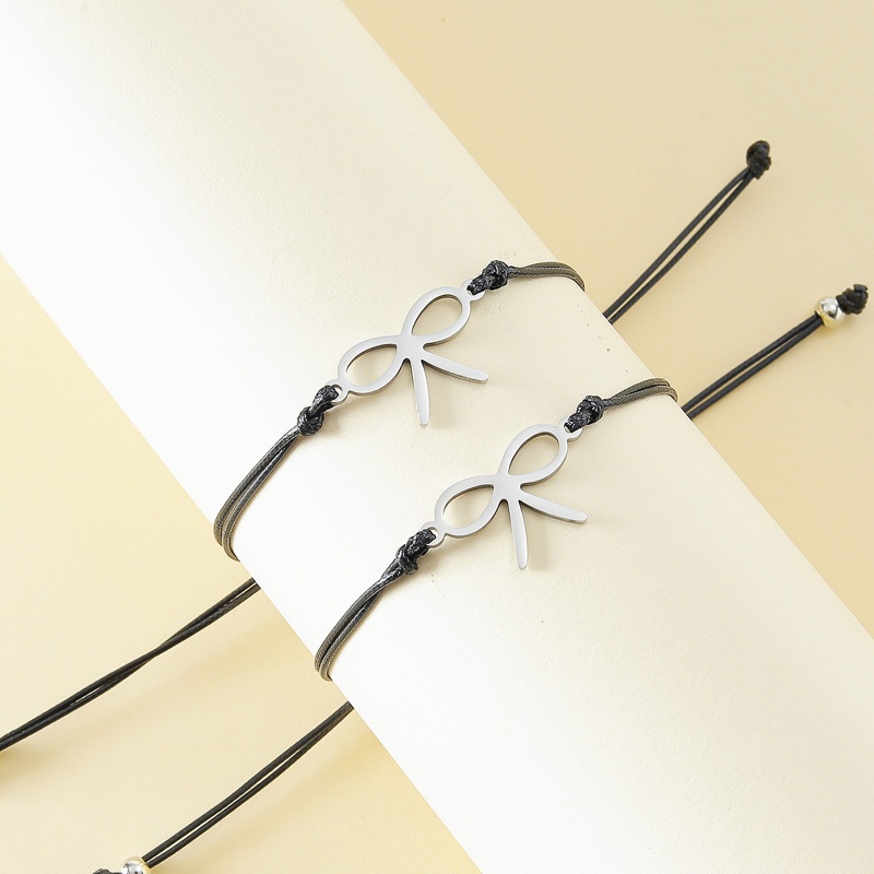 Set 2 Vòng Tay Handmade Thắt Nơ Xinh Xắn Thời Trang Cho Nữ