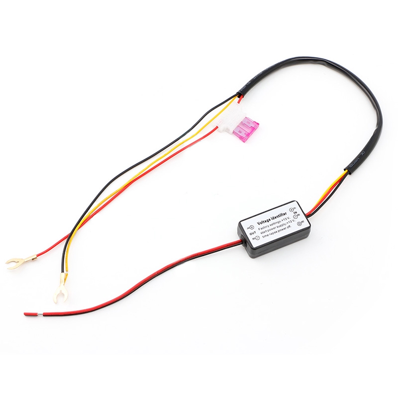 Car LED Daytime Running Light Relay Harness DRL ControlL ON/OFF Automatic