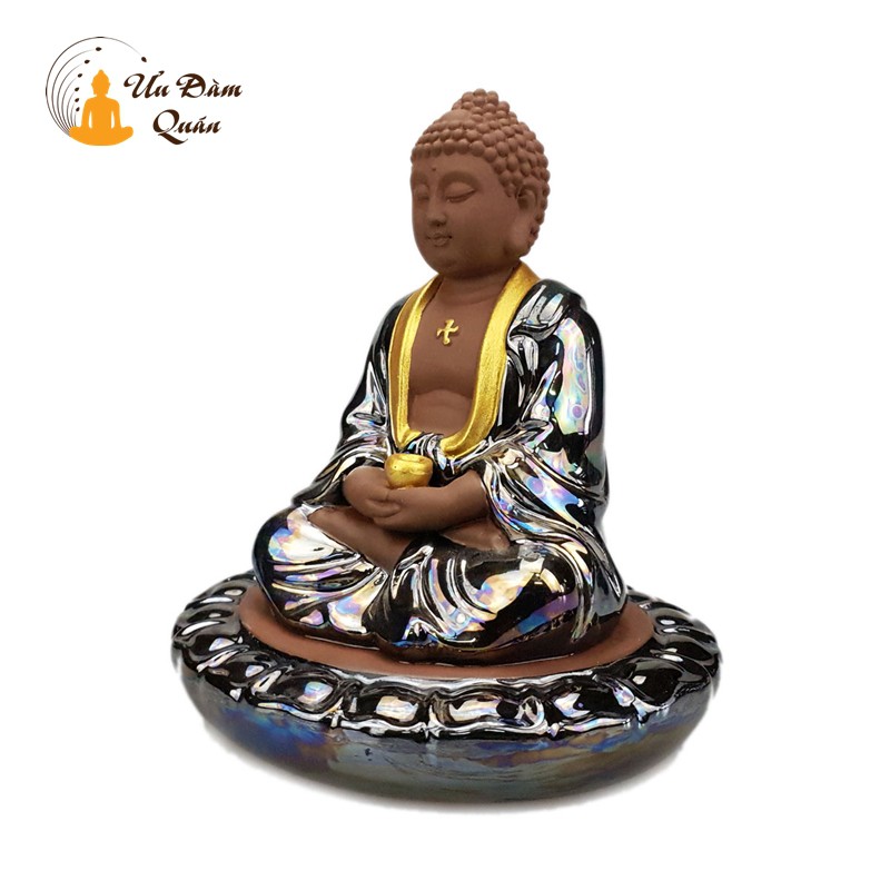 [THANH LÝ] Tượng Phật Như Lai Men 7 Màu Mã 02