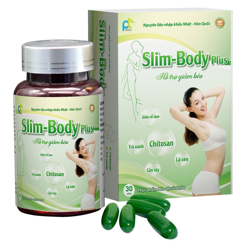 Viên Uống P&amp;T Slim-Body Plus Hỗ Trợ Giảm Béo 30 Viên Slim-Body Plus