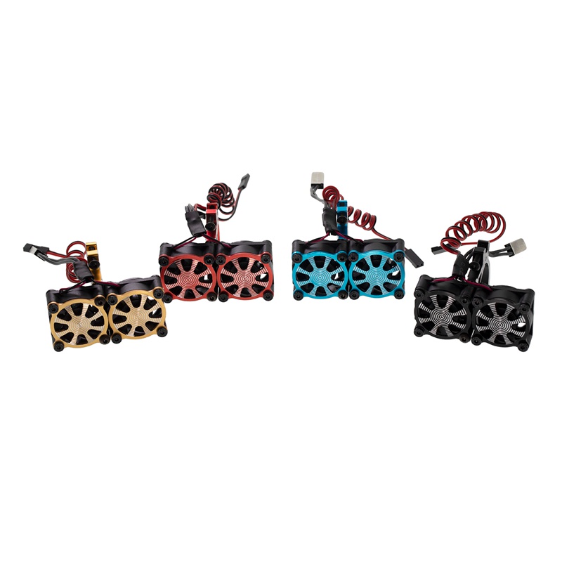 Quạt Tản Nhiệt Động Cơ Kèm Cảm Biến Nhiệt 540 550 3650 3660 Motors 1/10 RC Axial SCX10 Traxxas TRX4