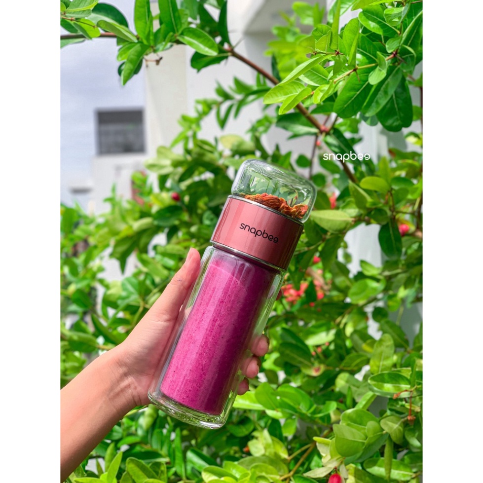BÌNH THỦY TINH 2 TẦNG SNAPBEE - SHOPLAM