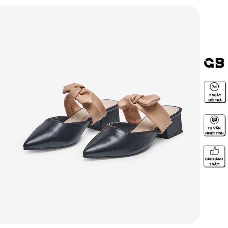 Giày cao gót giayBOM mũi nhọn gót vuông cao 4 cm GB00140 ✅