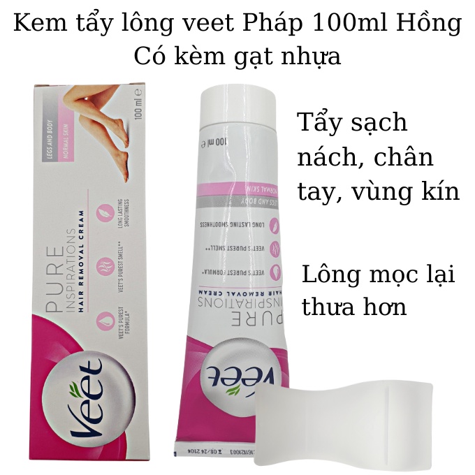 Kem Tẩy Lông Veet Nhật Bản 150G Naturals Bơ Nho Tẩy Lông Nách, Tay, Chân Cao Cấp