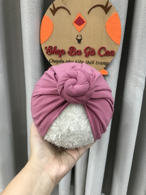 Mũ turban cho bé Shop Ba Gà Con