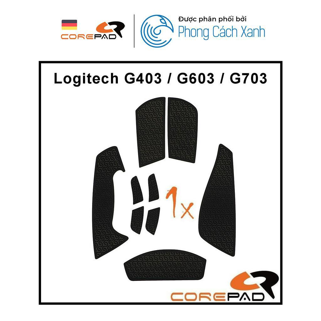 Bộ grip tape miếng dán chống trượt Corepad Soft Grips - Logitech G403 / G603 / G703 Series