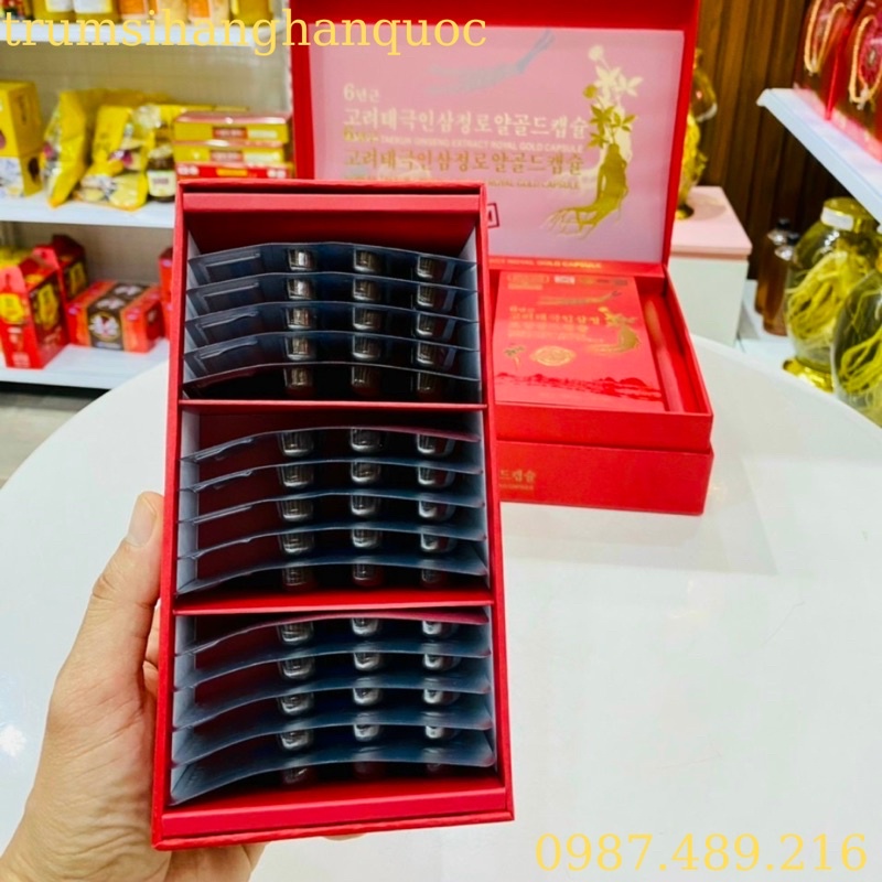 Thiên Sâm Đông Trùng Hạ Thảo Hàn Quốc Hộp 180 Viên