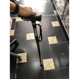 Gậy tập đi 1 chân gấp khúc Lucass