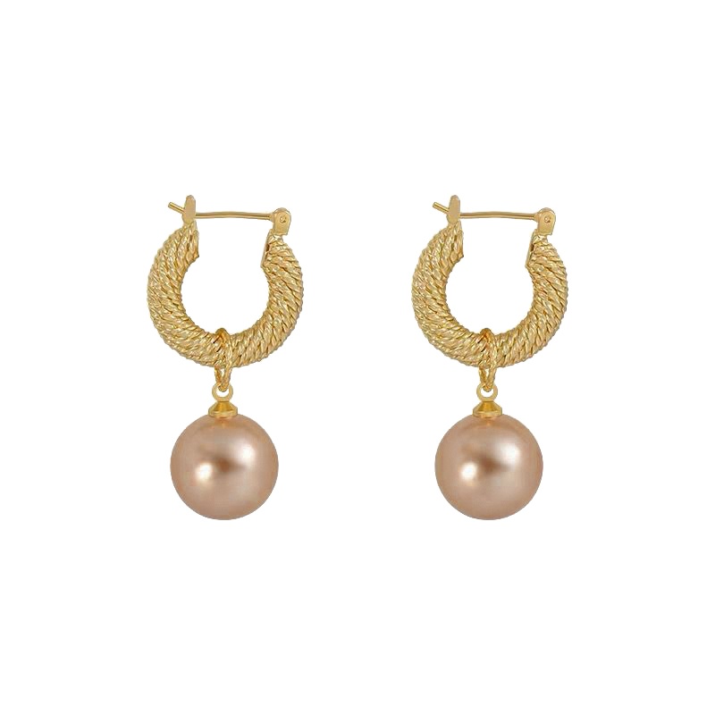 Đôi Bông Tai Với Thiết Kế Đính Ngọc Trai Và Kim Bạc Xinh Xắn Cho Nữ 2023