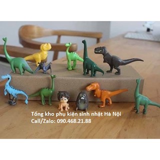 [FREESHIP❤️] Bộ tượng khủng long - Trang trí bánh sinh nhật bánh kem