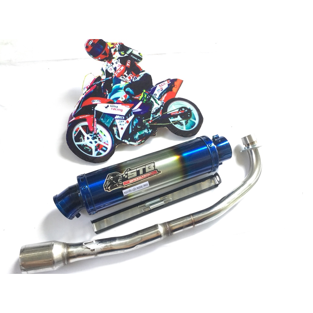 Bộ pô stb titan full cổ wave, SI, EXCITER, WINER, SONIC, RAIDER FI, SATRIA, GSX