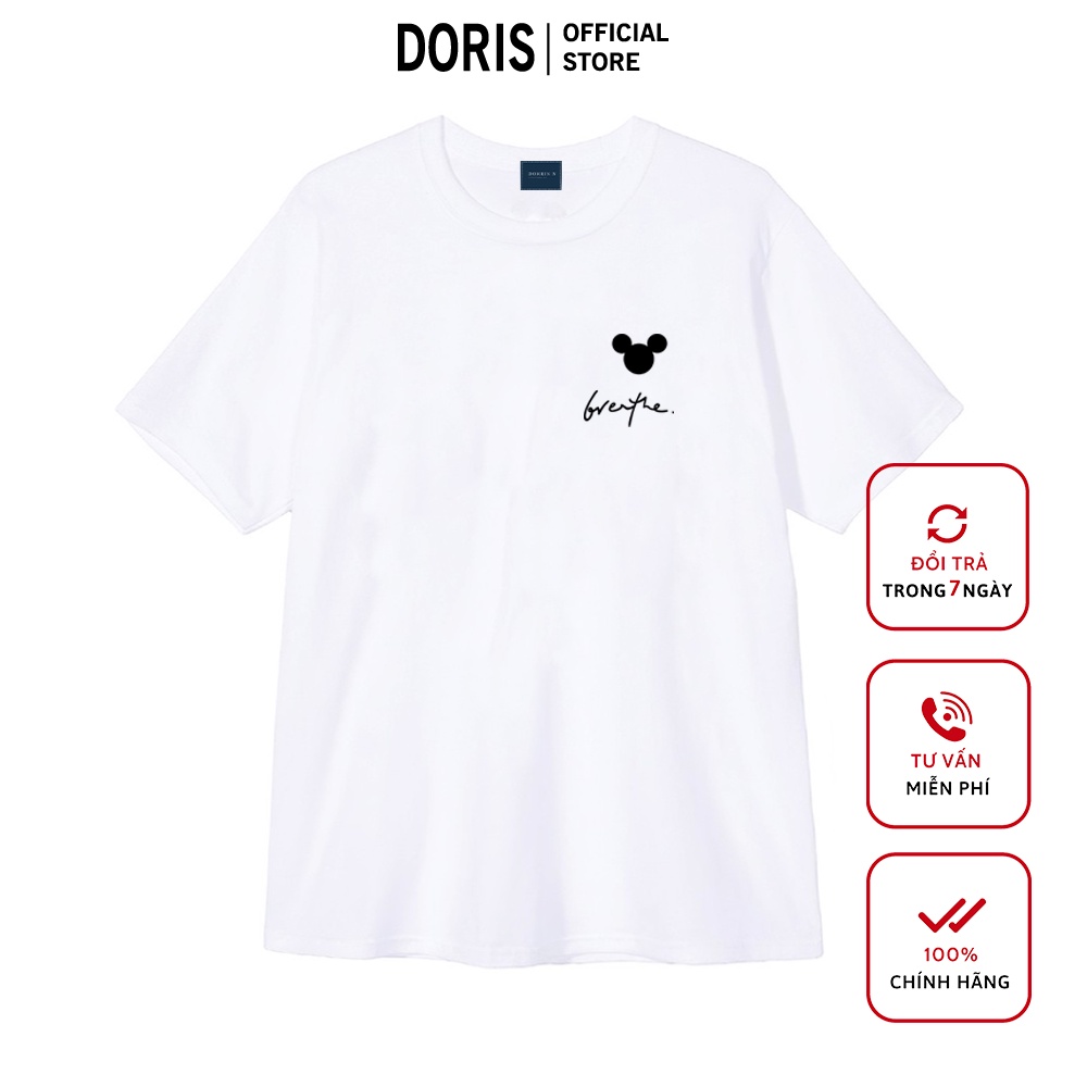 [Mã DORRT8250 giảm 250k] Áo thun MICKEY BRE chất liệu cotton 100% áo phông form rộng DORRIS N