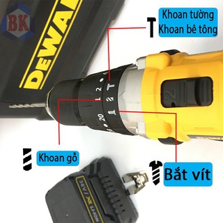 Máy Khoan Dewalt 36V-  3 Chức Năng,pin 5cell