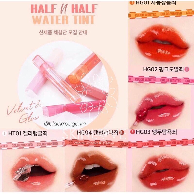 Son Black Rouge Half N Half Water Tint | BigBuy360 - bigbuy360.vn