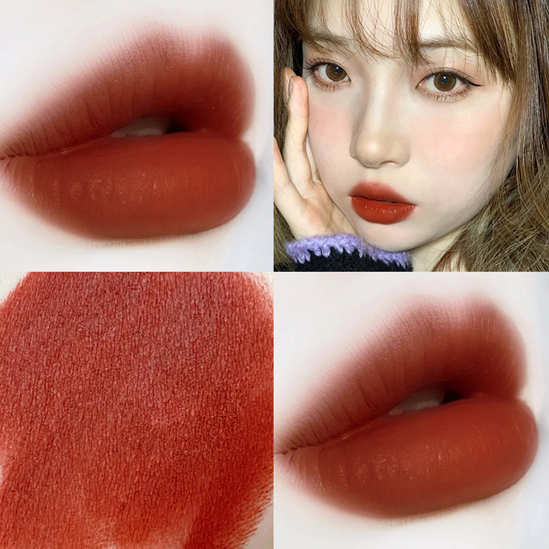 [Hàng mới về] Son môi dạng lỏng lâu trôi chống thấm nước với màu đẹp tự nhiên xinh xắn