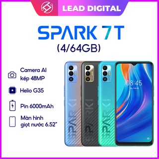 Điện Thoại TECNO Spark 7T 4GB/64GB | 6000 mAh | Helio G35 | Hàng Chính Hãng – BH 13 Tháng