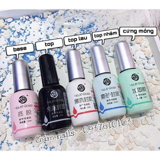 BỘ BASE TOP CỨNG MÓNG TOP LÌ ROSE