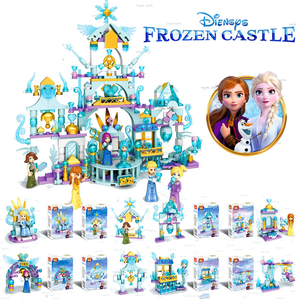 LEGO Mô Hình Lắp Ráp Lâu Đài Trong Phim Frozen 8 Trong 1 Cho Bé