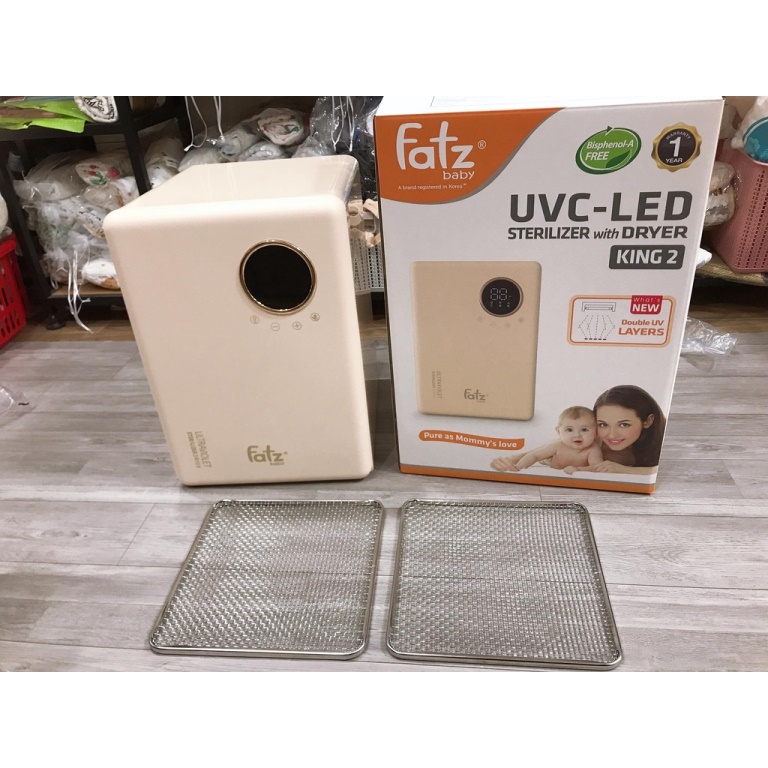 (25 hạt đèn LED) MÁY TIỆT TRÙNG SẤY KHÔ TIA UV UVC LED - 19L - FATZ FATZBABY KING 2 - FB4799BT