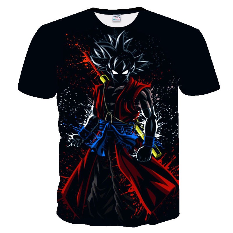 New Japan Anime 3D Printed Dragon Ball Harajuku T Shirt Men Fashion Casual Tshirt  Goku Men T-shirt Cosplay Fitness Clothes
