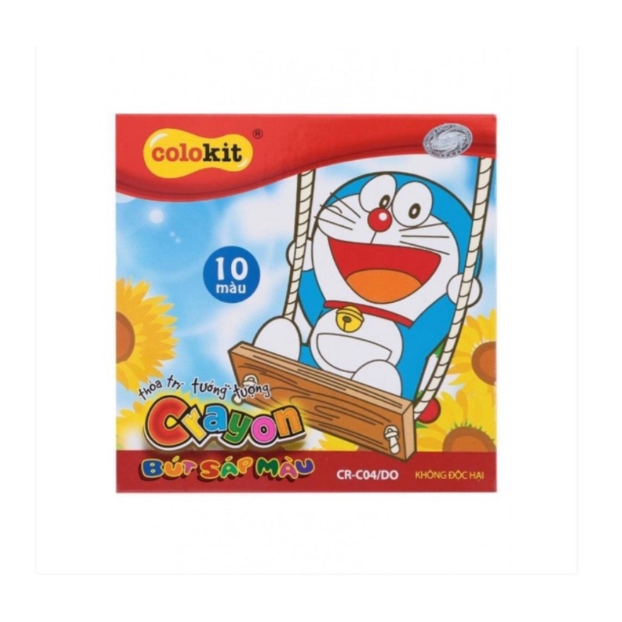 Sáp màu Colokit Doraemon CRC04/DO 10 màu