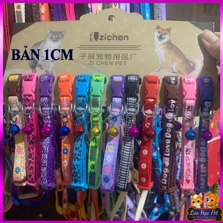 Vòng cổ cho mèo - Vòng cổ 2 lớp có chuông cho chó mèo