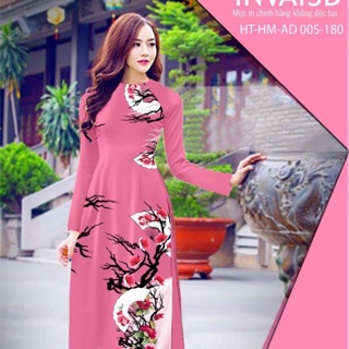 Áo dài lụa in 3d sale 250/1 áo