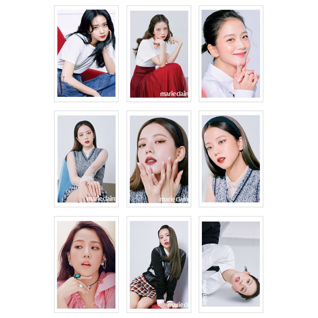 [Ép Lụa] Lomo Card 45 Ảnh JISOO Magazine