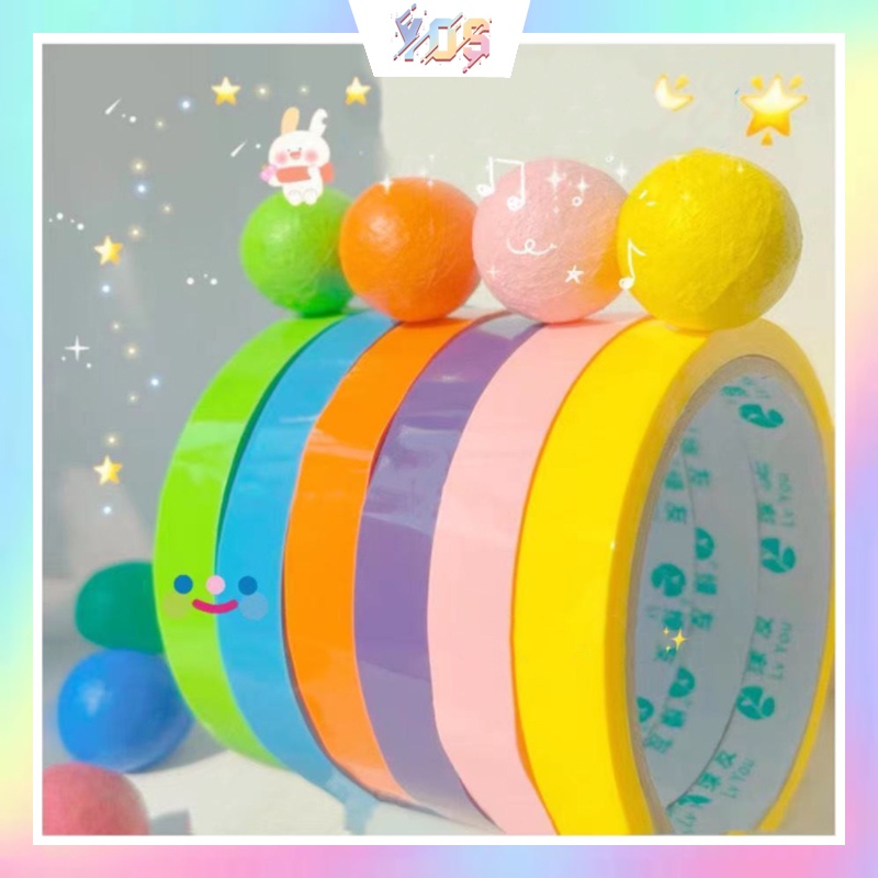 Băng keo màu trơn tape ball cực HOT ulzzang