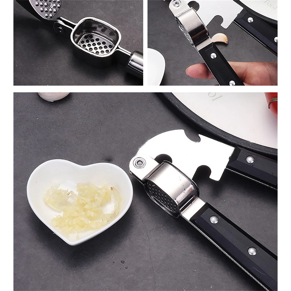 Dụng Cụ Nghiền Tỏi Bằng Tay Chất Liệu Thép Không Gỉ