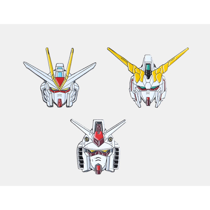 Pin huy hiệu gắn quần áo balô hình Gundam RX-78-2 Strike Freedom Unicorn