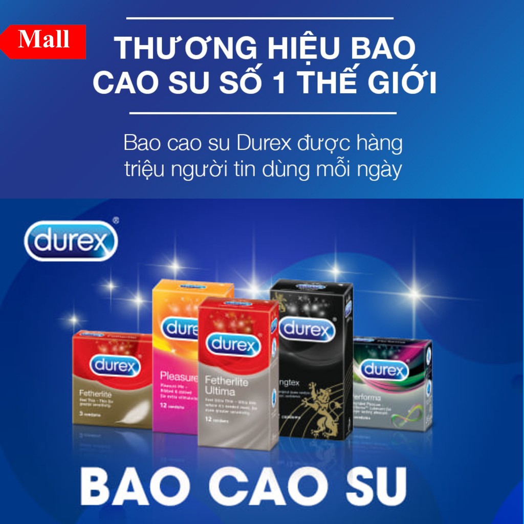 [CHÍNH HÃNG] Bộ đôi chân thật Durex Insivible + Durex Fetherlite