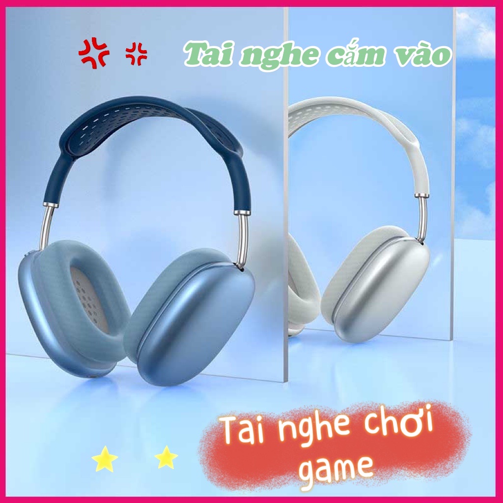 Tai nghe chơi game có dây MAX450 giảm tiếng ồn âm thanh nổi đa hướng, thích hợp cho PC điện thoại di động