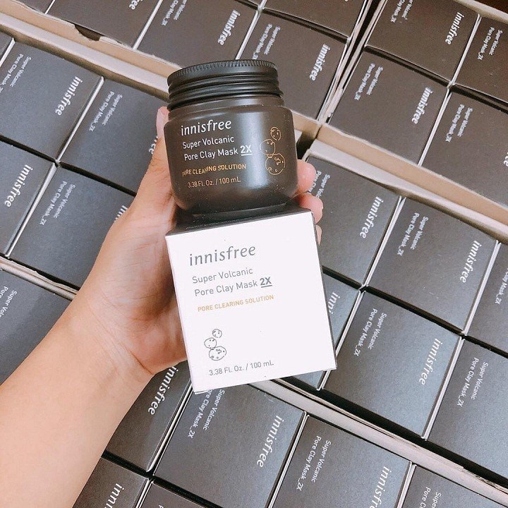 Mặt nạ Innisfree super volcanic pore clay 2X 100gr