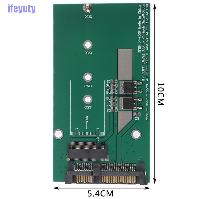 [IYU]  SATA3 m.2 card ngff ( m2 ) ssd to 2.5" sata adapter card ngff ssd to sata3 FE