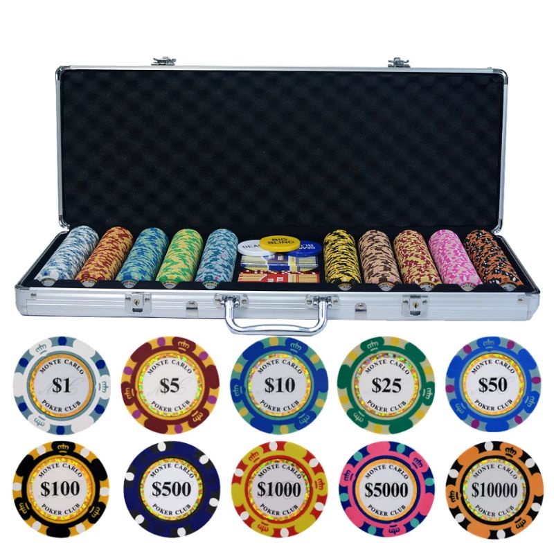 Chip, Phỉnh Casino - Poker Monte Carlo siêu cấp