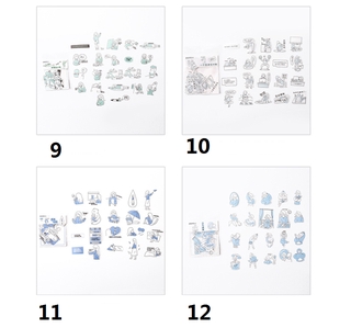 Set 40 Sticker Dán Trang Trí Dễ Thương