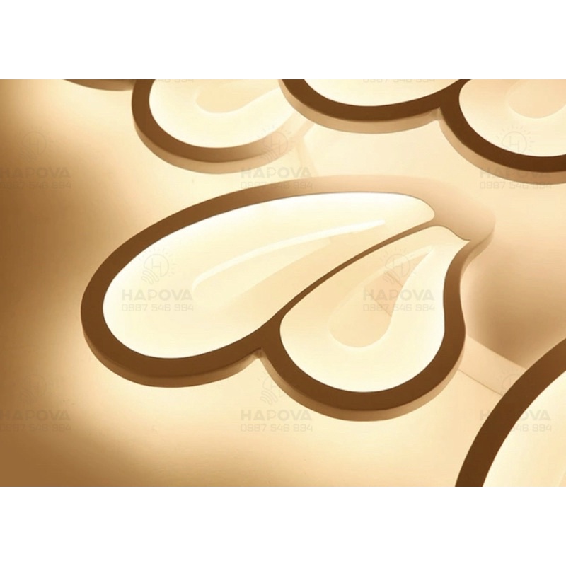 Đèn ốp trần trang trí HAPOVA BIRAN 5 cánh OT 2080