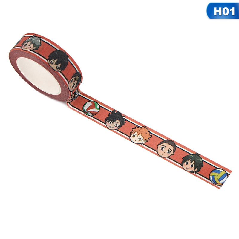 Cuộn Băng Keo Dán Hình Anime Haikyuu Dùng Để Trang Trí