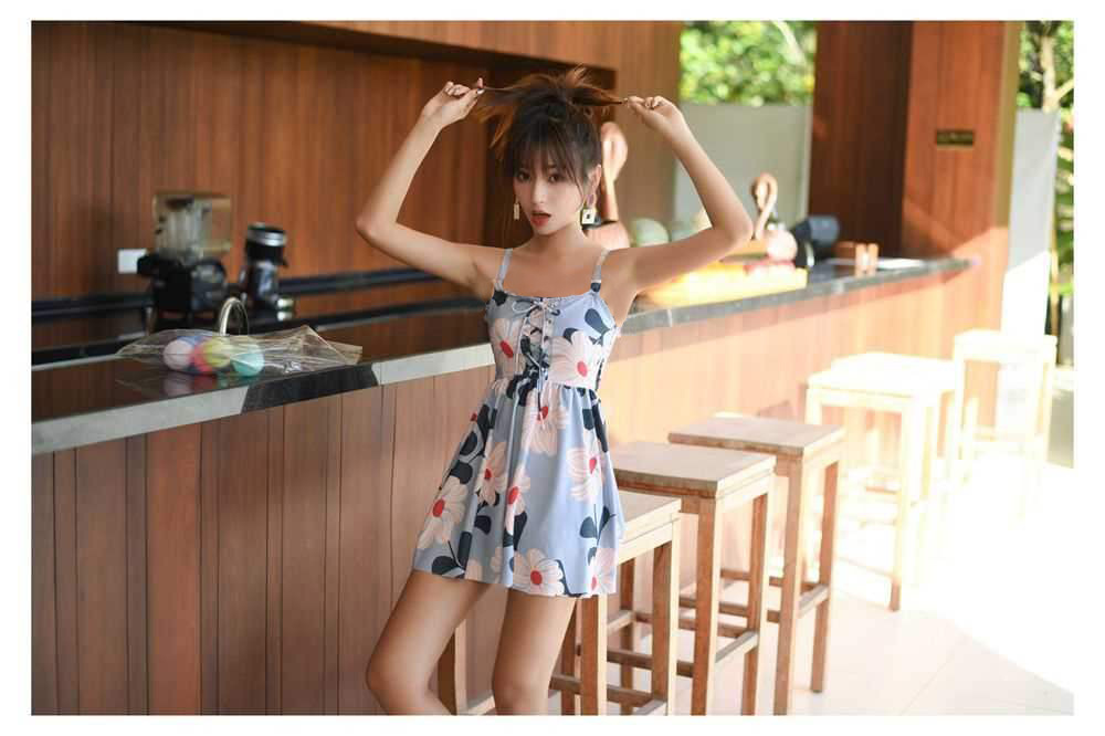 Bộ Đồ Bơi Hai Mảnh Trễ Vai Size Lớn Phong Cách Hàn Quốc | BigBuy360 - bigbuy360.vn