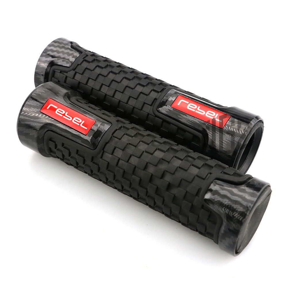 Vỏ Bọc Tay Lái Xe Máy Bằng Cao Su Gel Họa Tiết Sợi Carbon Cho HONDA CMX Rebel 500 300 1100 CMX300 CMX500 2017-2020 2021