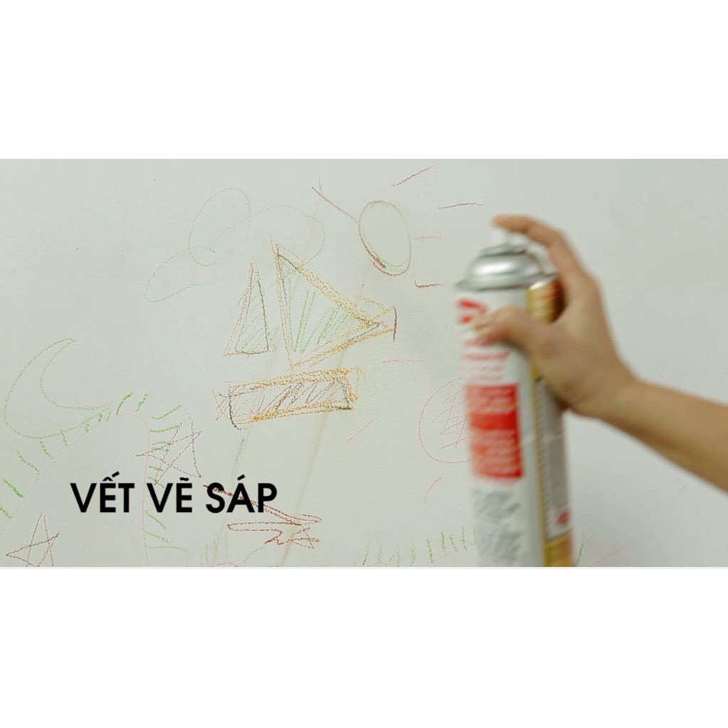 Chai Xịt Tẩy Vết Bẩn Bút Chì, Son Môi, Mực In Bám Trên Tường Sprayway Gel Vandal Mark Remover  425g chamsocxestore
