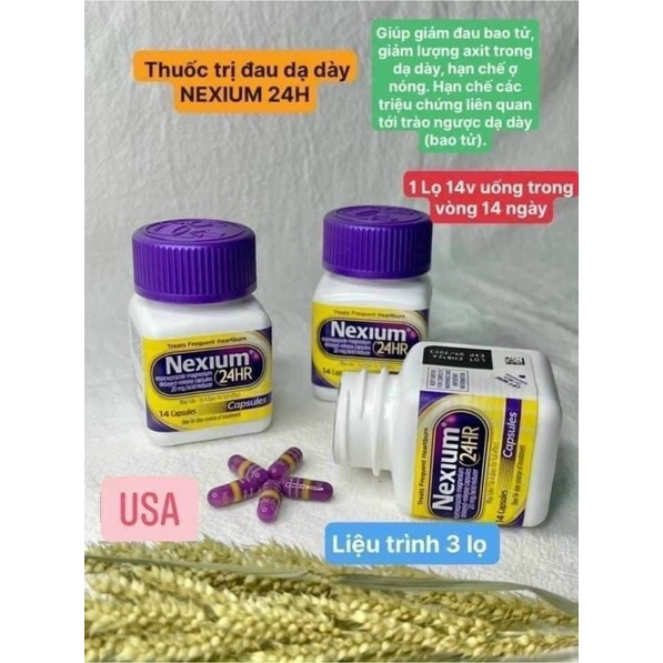 1 hộp néxium 14 viên của Mỹ (cam kết chính hãng )