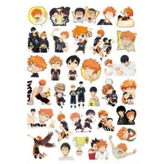 10-50 hình dán sticker bóng chuyền Haikyuu decal ( random hình )