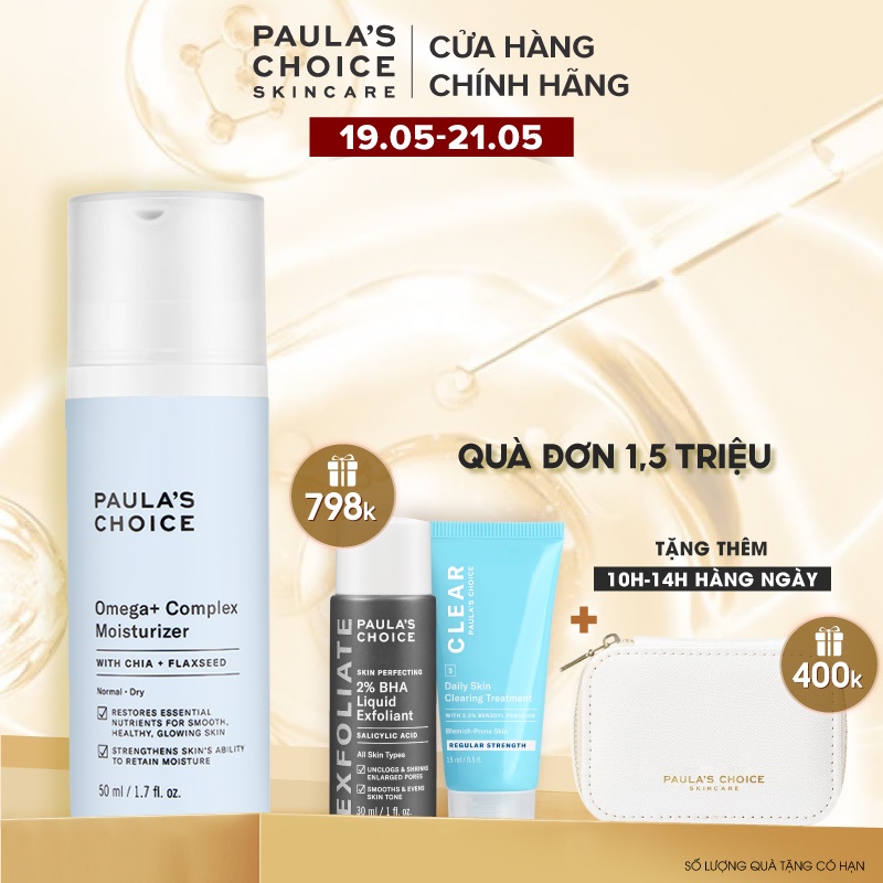 Kem dưỡng ẩm phục hồi, chống kích ứng và làm khỏe da Paula's Choice Omega+ Complex Moisturizer 50ml Mã: 3390