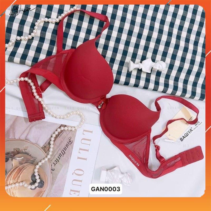 Áo lót nữ su đúc có gọng nâng đẩy ngực cup chéo đệm mút vừa quai lưới thoáng khí A5059