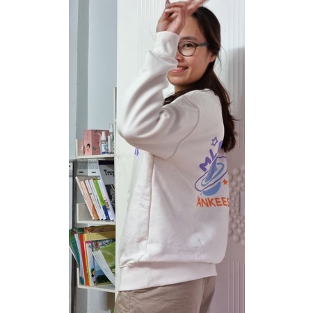 Áo nỉ da cá xuất dư ML B YANkEEs lỗi nhẹ