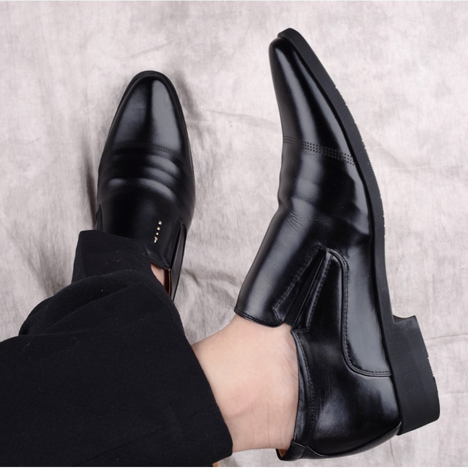 Giày tăng chiều cao nam Bảo Ngọc Mã TC126 ✅ ĐẾ KHÂU CỰC BỀN - Cao Ẩn 7cm Kín Đáo 🎁 Bảo Hành Nổ Da 12 Tháng